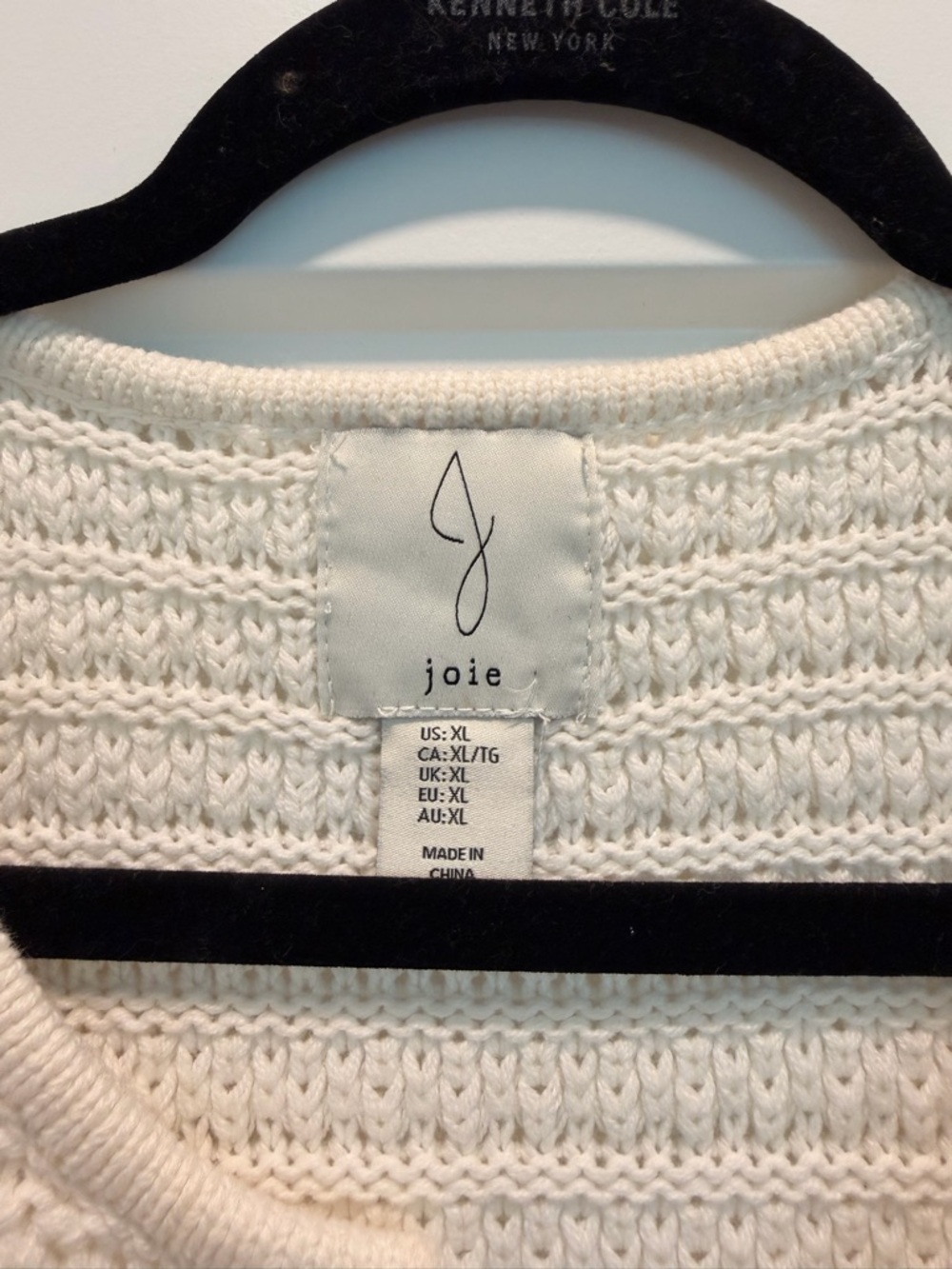 Joie Cream Textured Knit Button-Front Cardigan - Picture 2 of 3